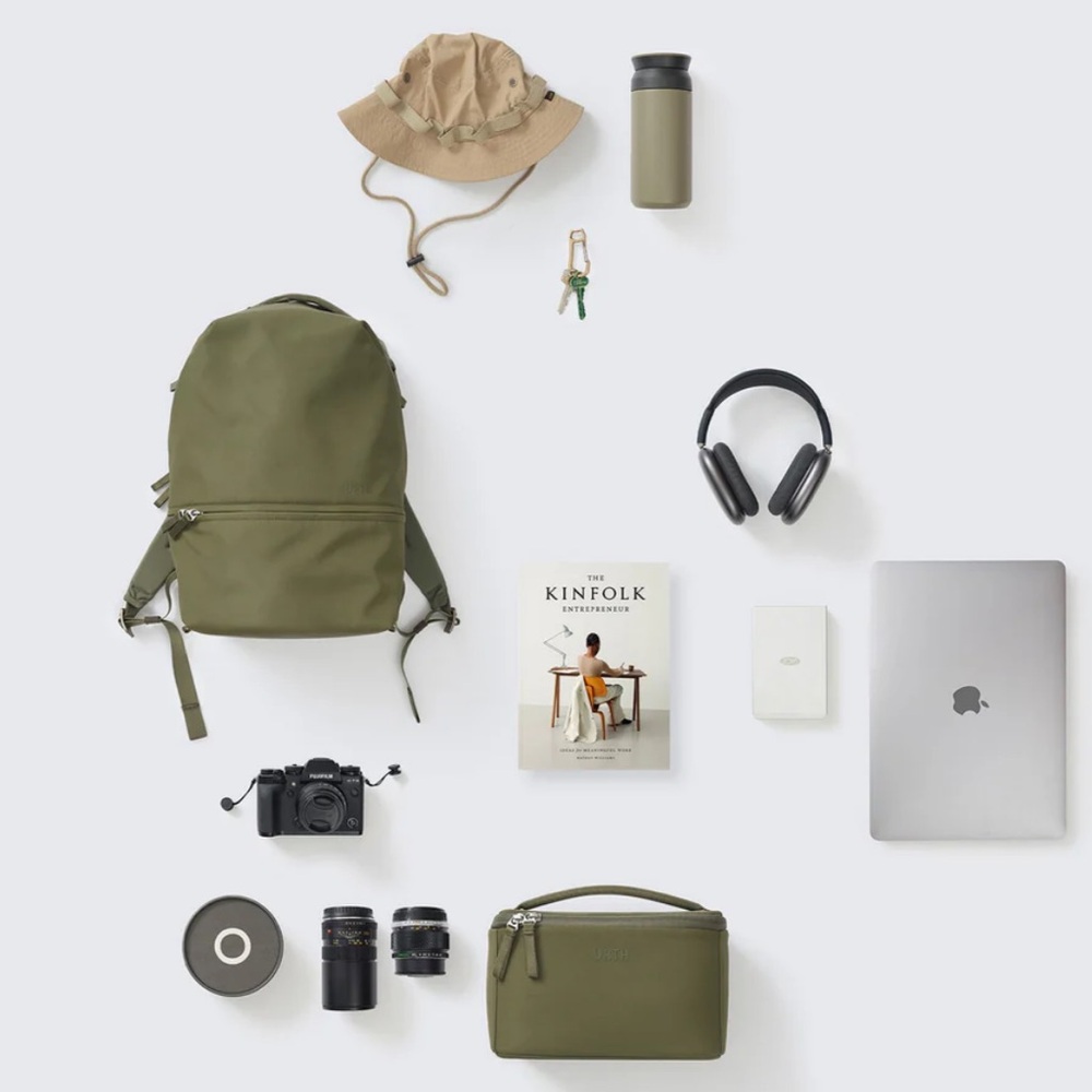 Urth Arkose Camera Backpack Set - Moss Green
